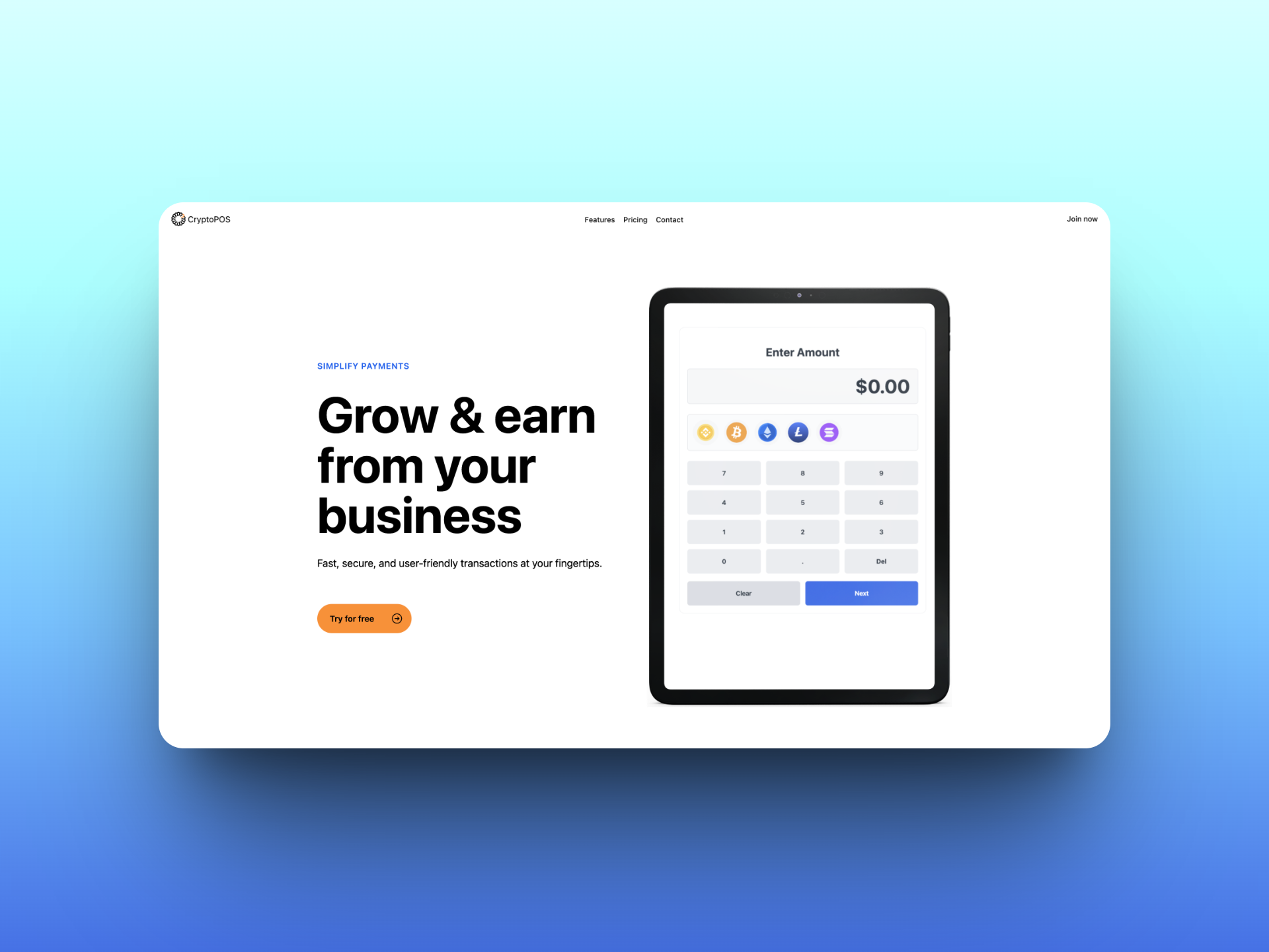Crypto POS